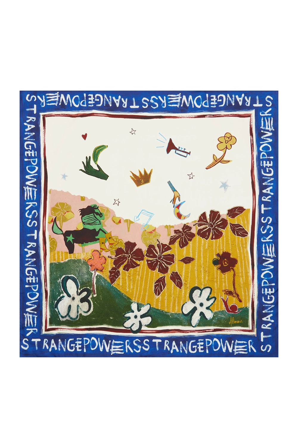 ALÉMAIS | TANGIBLE LOVE SILK SCARF