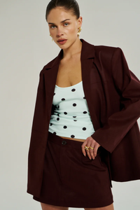 SUMMI SUMMI | A LINE SKIRT - SYRAH