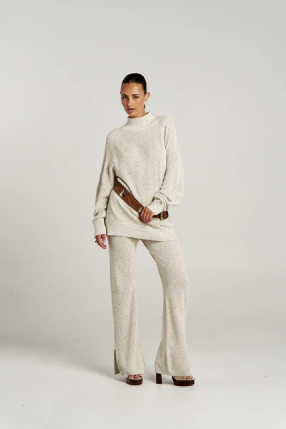 Summi Summi | Lounge Pant - Oatmeal Marle