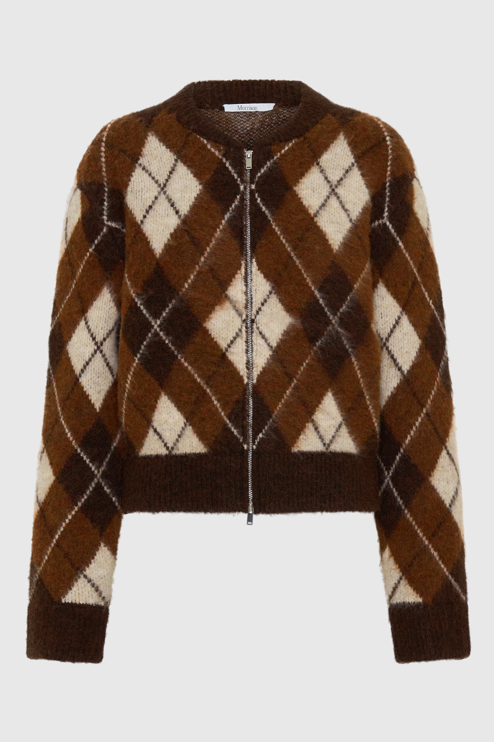 Morrison | Chester Knit Jacket - Argyle