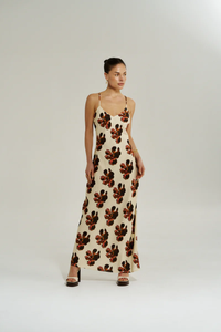 SUMMI SUMMI | AMELIE MAXI DRESS - BUTTER FLEUR