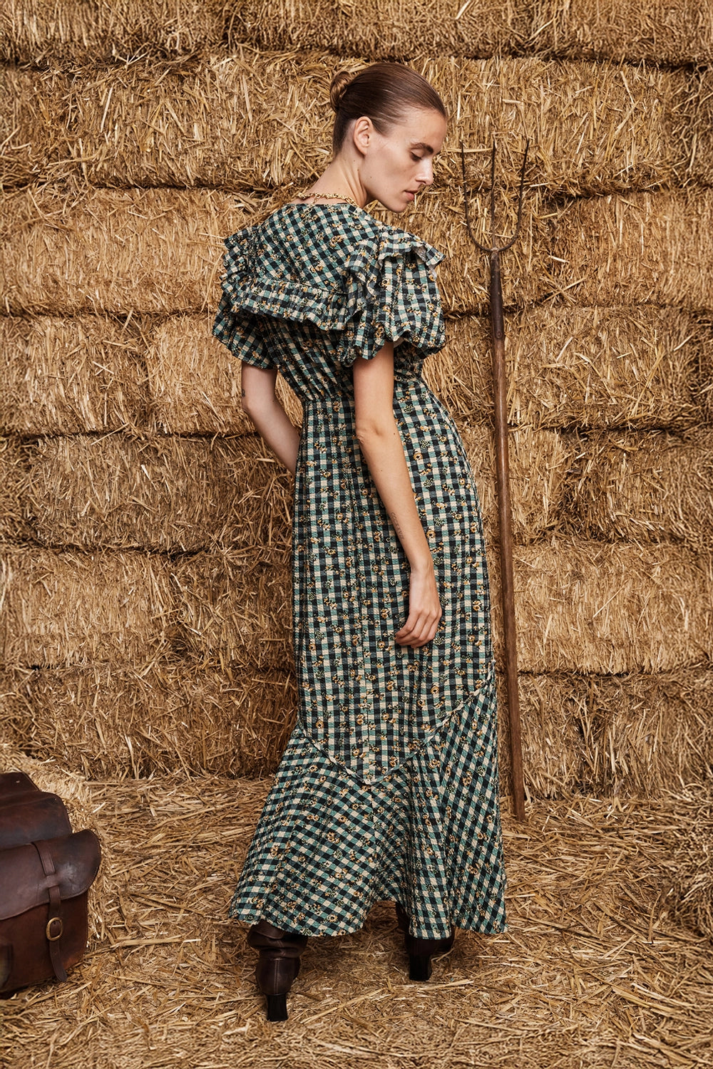 ALÉMAIS | OUTRIDER SEERSUCKER MIDI DRESS