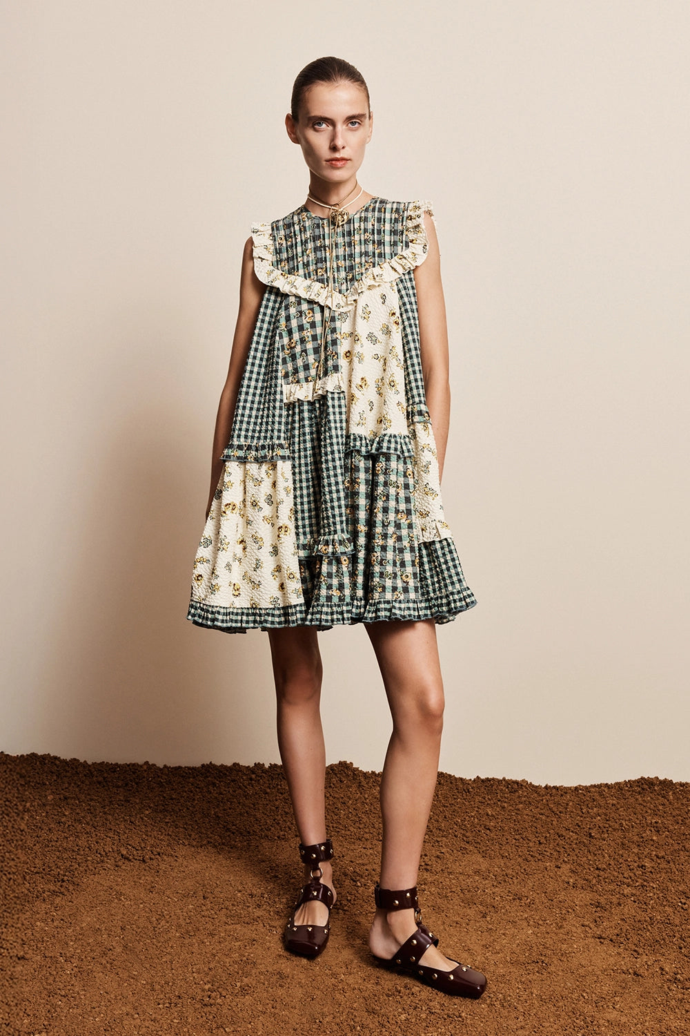 ALÉMAIS | OUTRIDER SEERSUCKER MINI DRESS