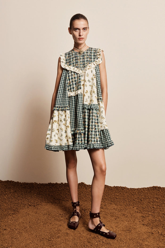 ALÉMAIS | OUTRIDER SEERSUCKER MINI DRESS