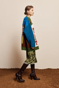 ALÉMAIS | LASSO PATCHWORK KNIT CARDIGAN