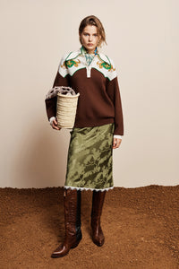 ALÉMAIS | LASSO KNIT POLO CHOCOLATE