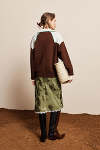 ALÉMAIS | LASSO KNIT POLO CHOCOLATE