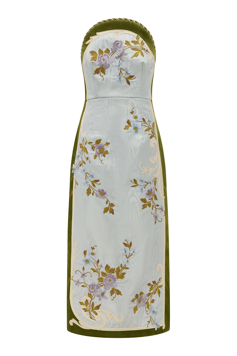 ALÉMAIS | ODESSA EMBROIDERED MIDI DRESS