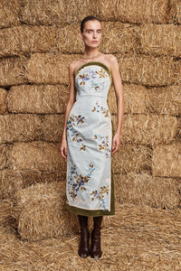 ALÉMAIS | ODESSA EMBROIDERED MIDI DRESS