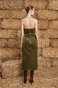 ALÉMAIS | ODESSA EMBROIDERED MIDI DRESS