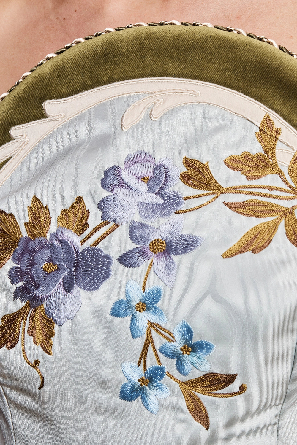 ALÉMAIS | ODESSA EMBROIDERED MIDI DRESS