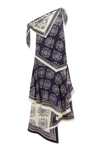 ALÉMAIS | BANDERRA SILK SCARF DRESS