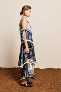 ALÉMAIS | BANDERRA SILK SCARF DRESS