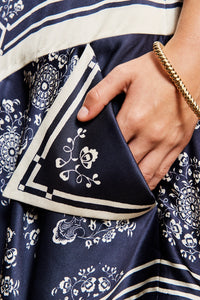 ALÉMAIS | BANDERRA SILK SCARF DRESS