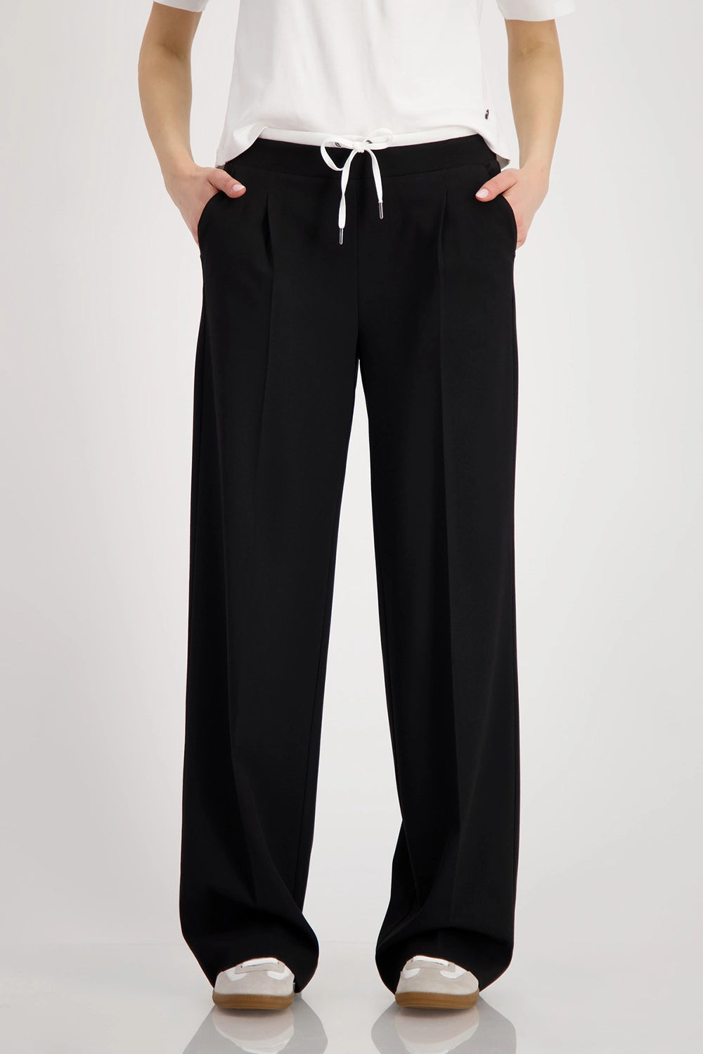 MONARI | STRAIGHT-LEG TROUSERS - BLACK 808751
