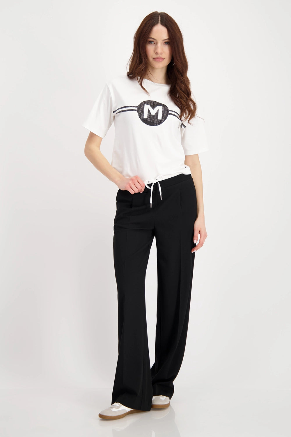 MONARI | STRAIGHT-LEG TROUSERS - BLACK 808751