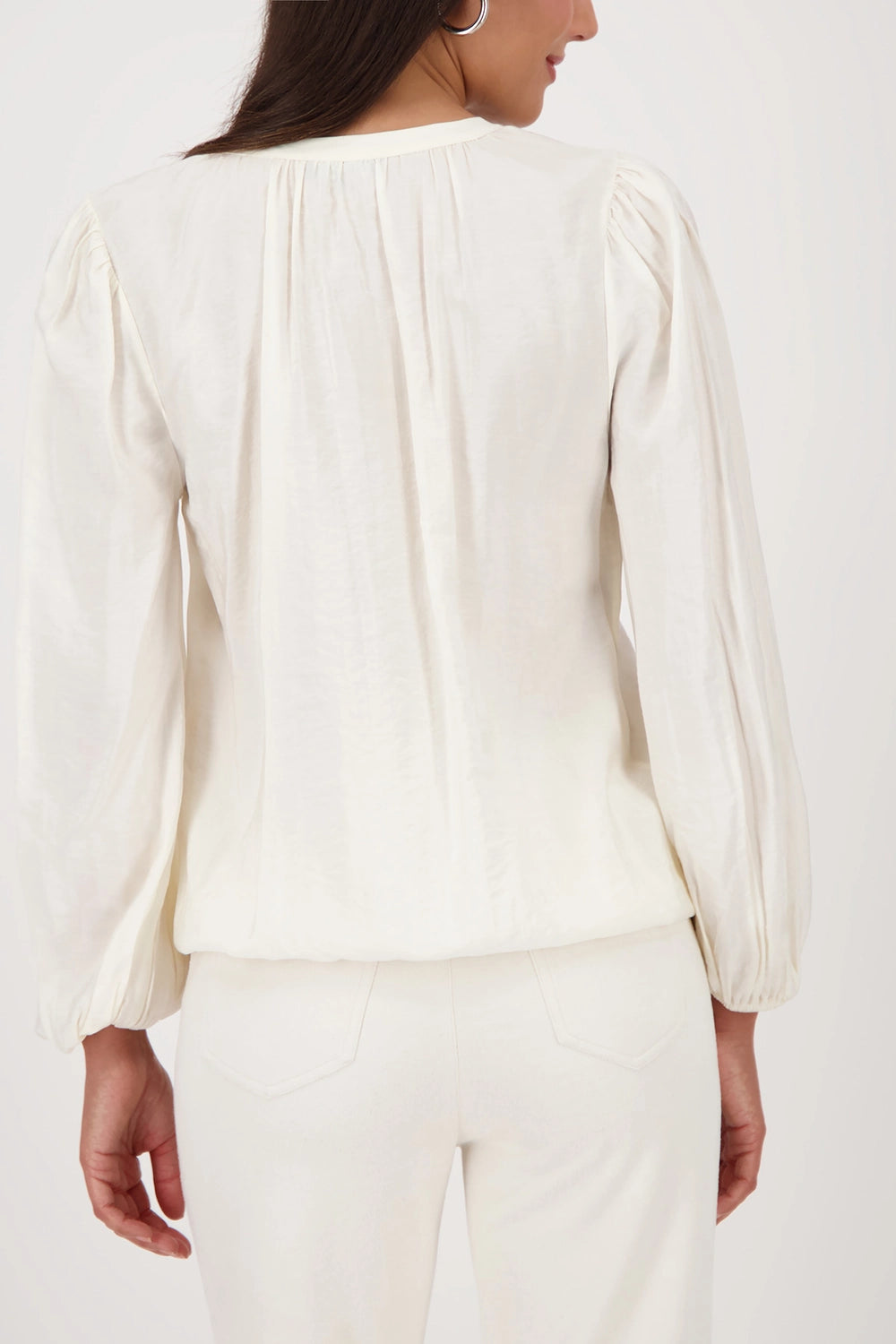 MONARI | BLOUSE WITH ZIP - CASHMERE 808898