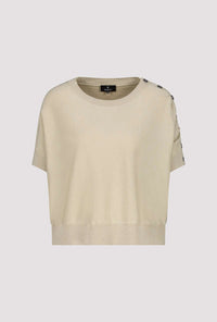 MONARI | SWEATER LUREX + BUTTONS - CINNAMON 808922