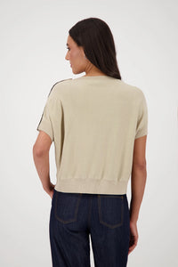 MONARI | SWEATER LUREX + BUTTONS - CINNAMON 808922