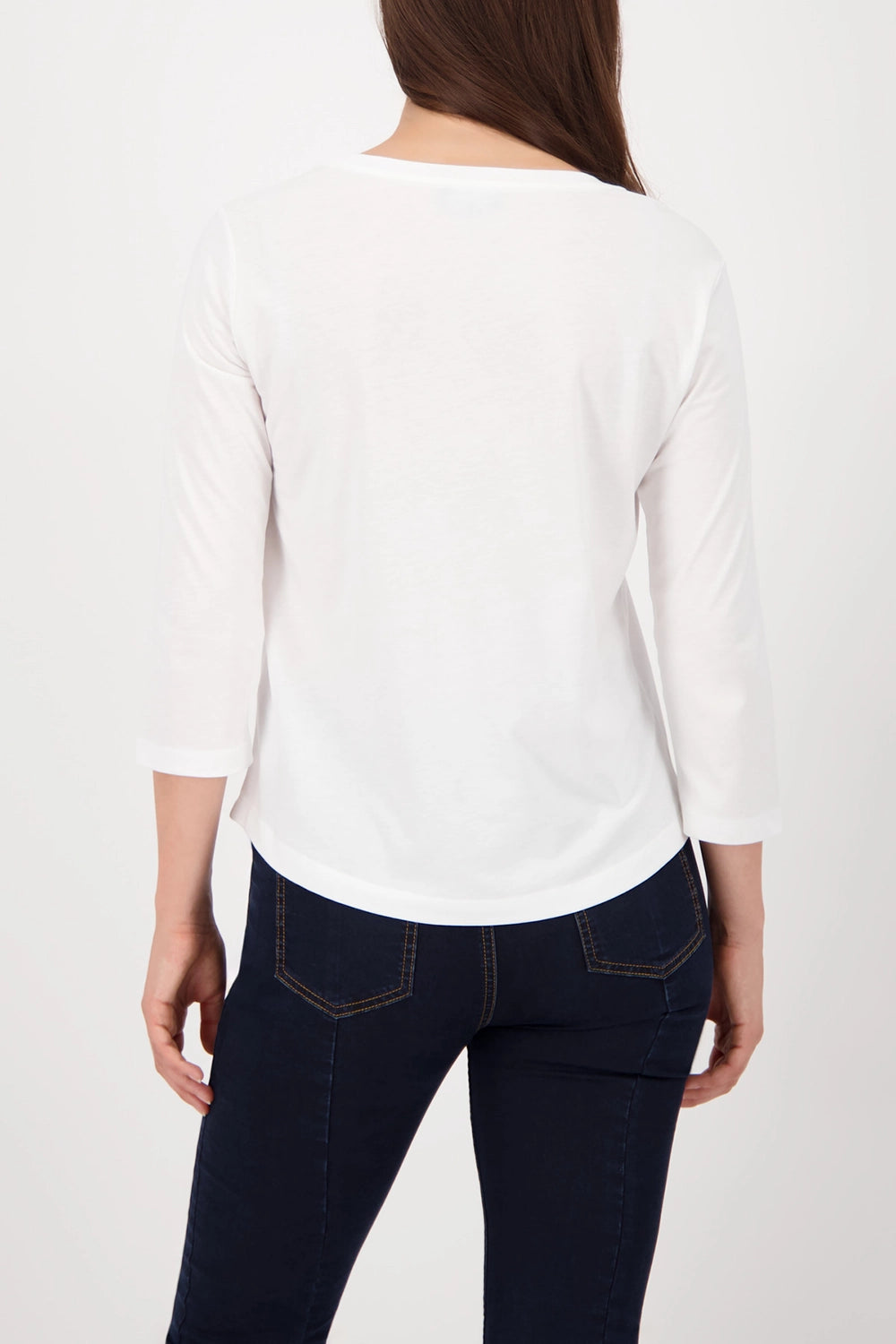 MONARI | T-SHIRT PRINT + JEWELRY - OFF WHITE 808936