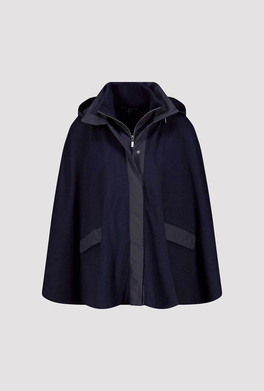 MONARI | JACKET KNITTED CAPE + NYLON - NIGHT SKY 808981