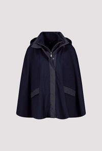 MONARI | JACKET KNITTED CAPE + NYLON - NIGHT SKY 808981