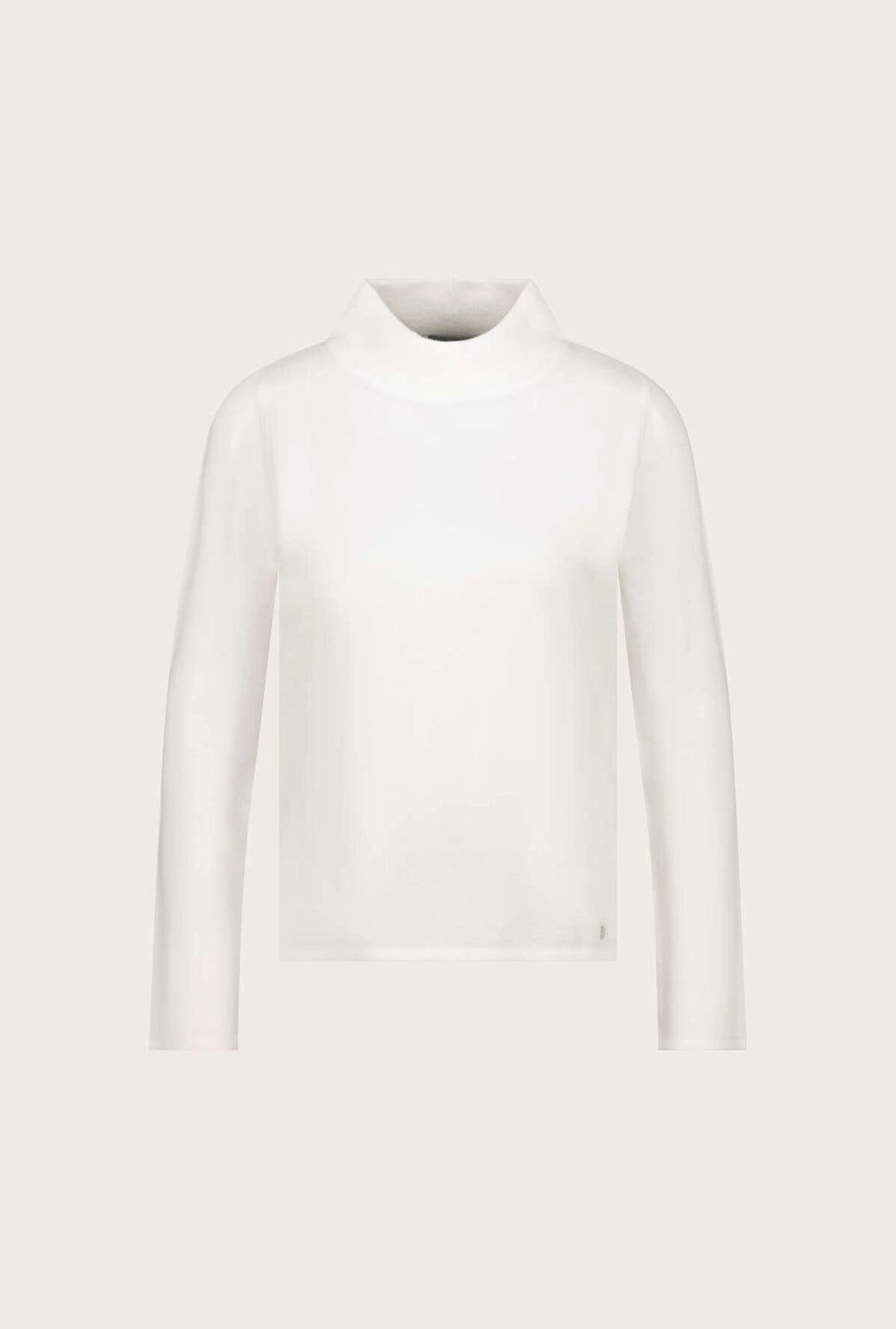 MONARI | BASIC LONG-SLEEVE JUMPER WITH STAND-UP COLLAR - OFF-WHITE 808988