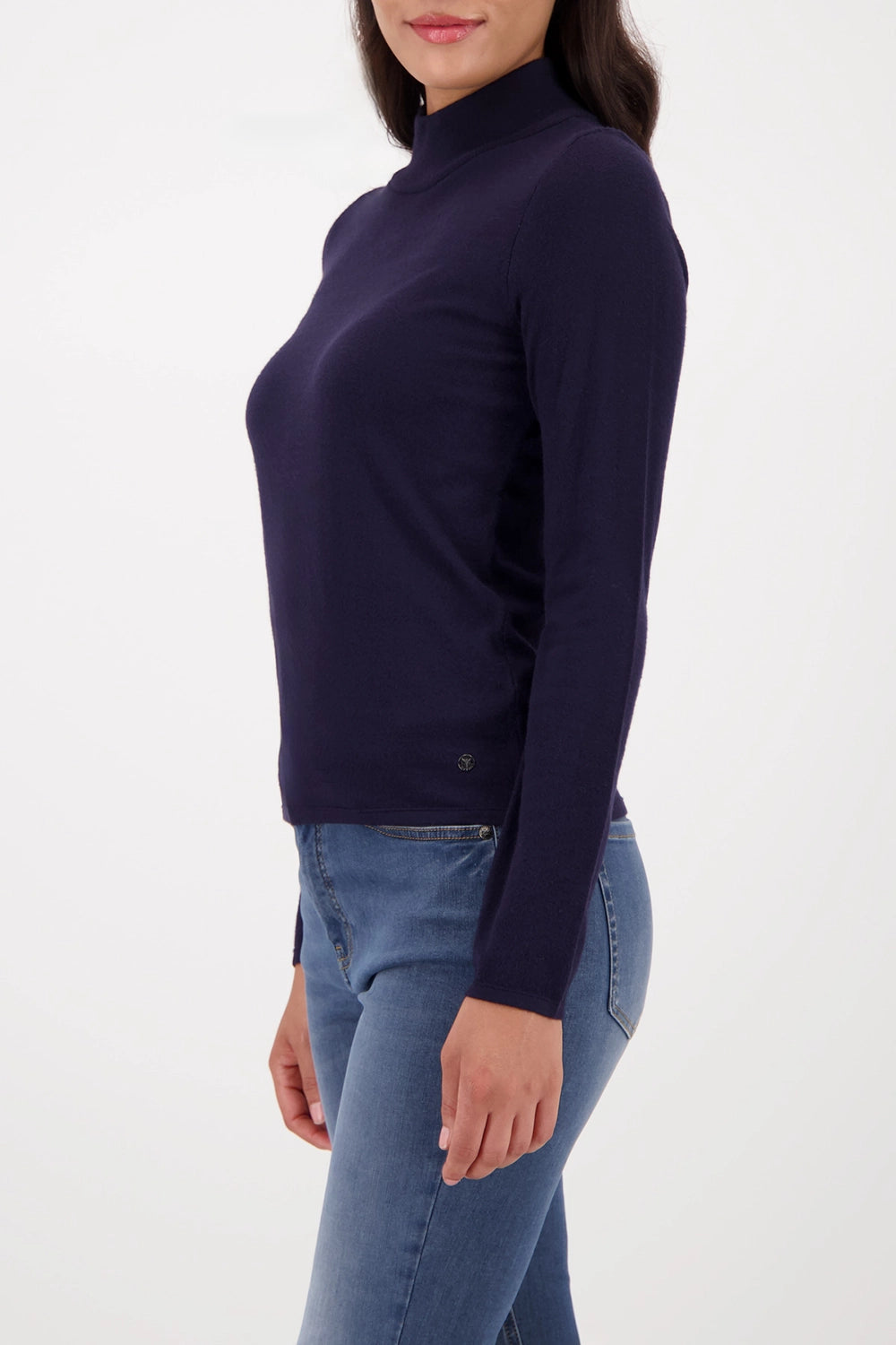MONARI | PULLOVER BASIC STAND-UP COLLAR - NIGHT SKY 808988