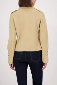 MONARI | JACKET CARDIGAN RUFFLES - CINNAMON 809004