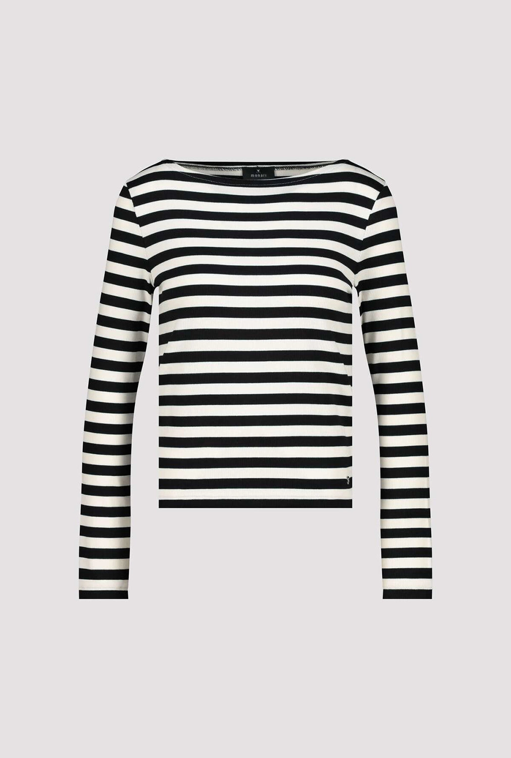 MONARI | SHIRT WITH STRIPE PATTERN - BLACK STRIPE 809050