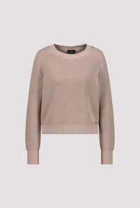 MONARI | BASIC KNIT JUMPER WITH LUREX - TRUFFLE 809134