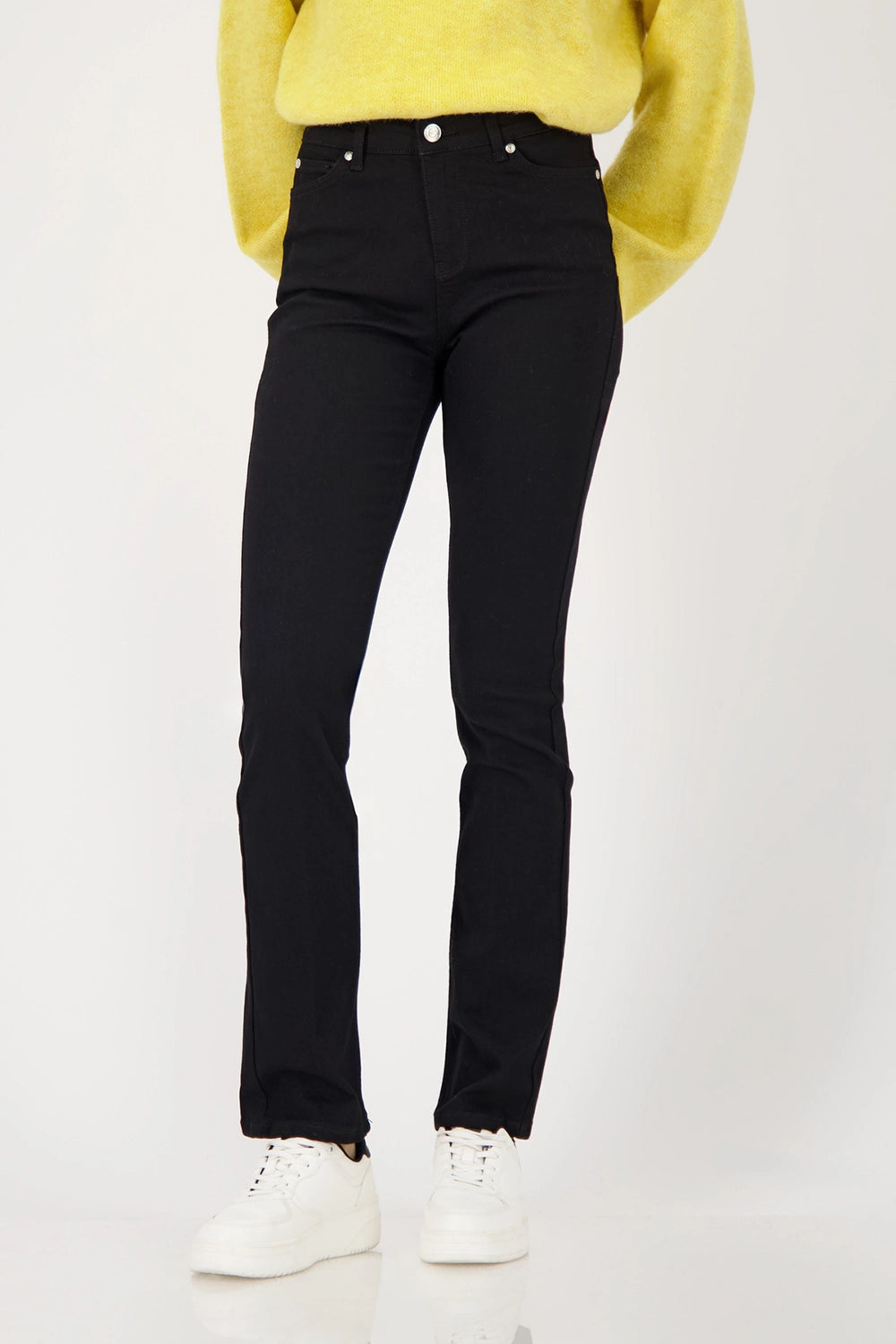 MONARI | JEANS WITH CREASE - BLACK 809235