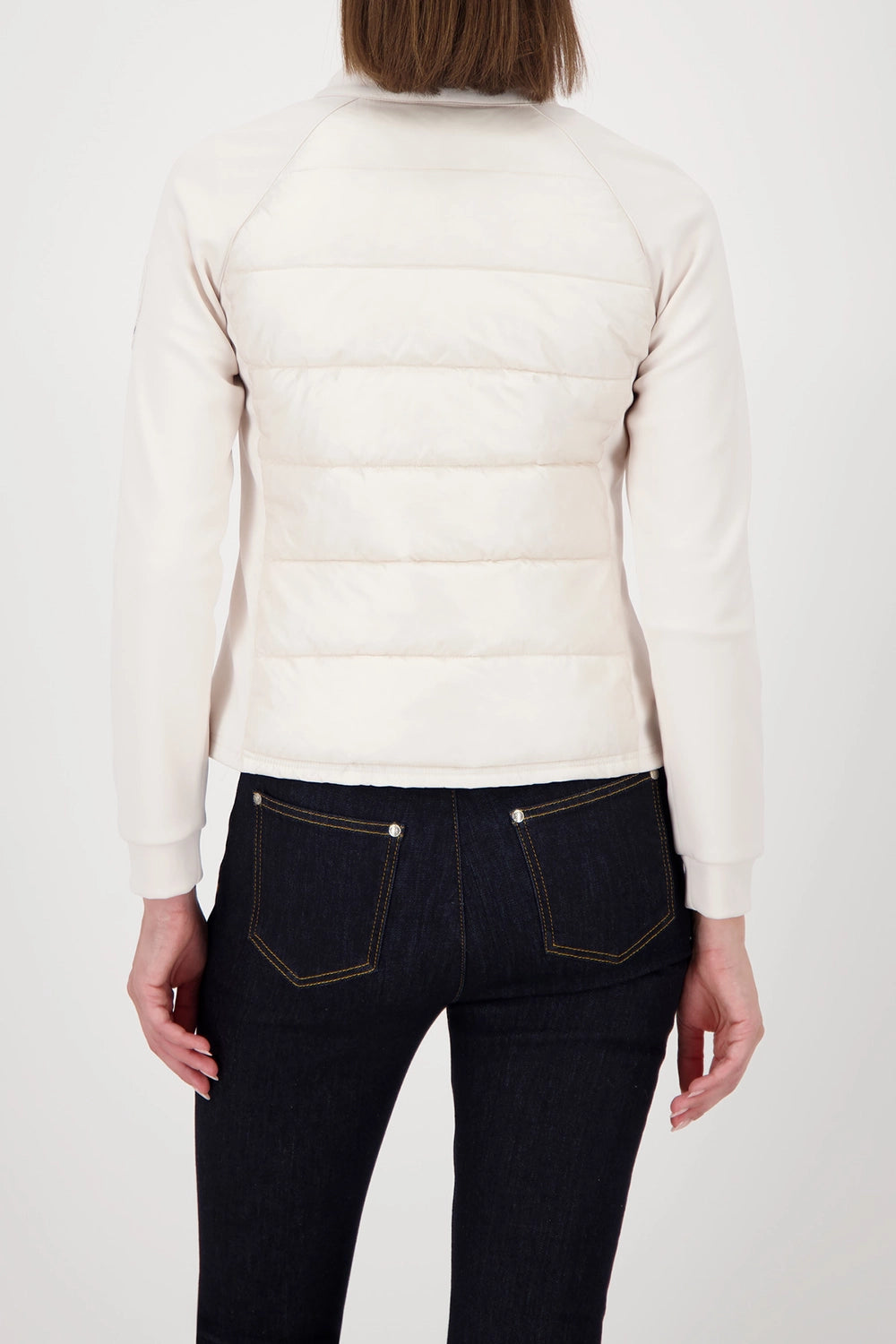 MONARI | QUILTED JACKET WITH NEOPRENE - ALMOND 809246