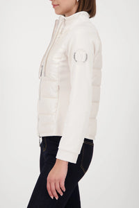 MONARI | QUILTED JACKET WITH NEOPRENE - ALMOND 809246