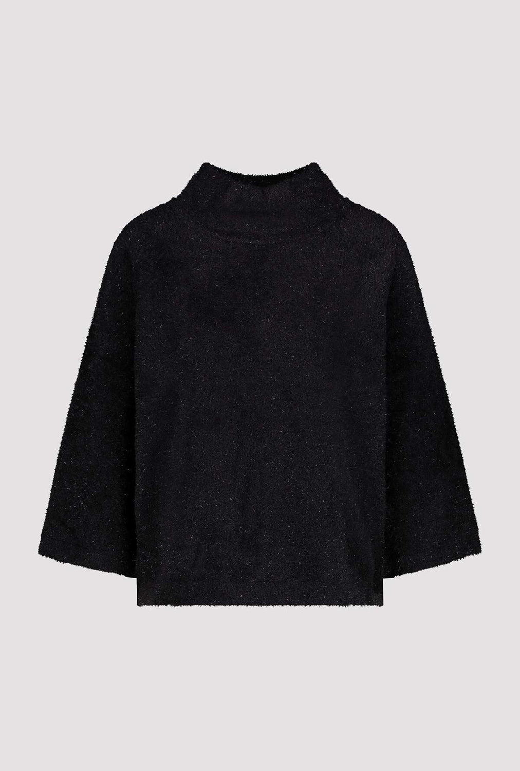 MONARI | FLUFFY SWEATER WITH LUREX - BLACK 809495