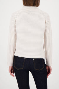 MONARI | BASIC MONARI RIB SWEATER - ALMOND 809512