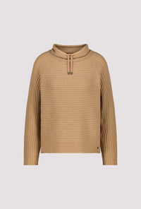 MONARI | BASIC MONARI RIB SWEATER - WHISKY 809512