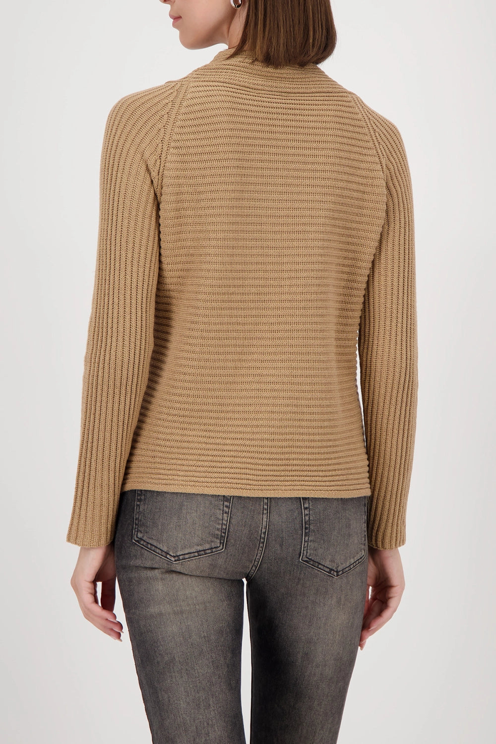 MONARI | BASIC MONARI RIB SWEATER - WHISKY 809512