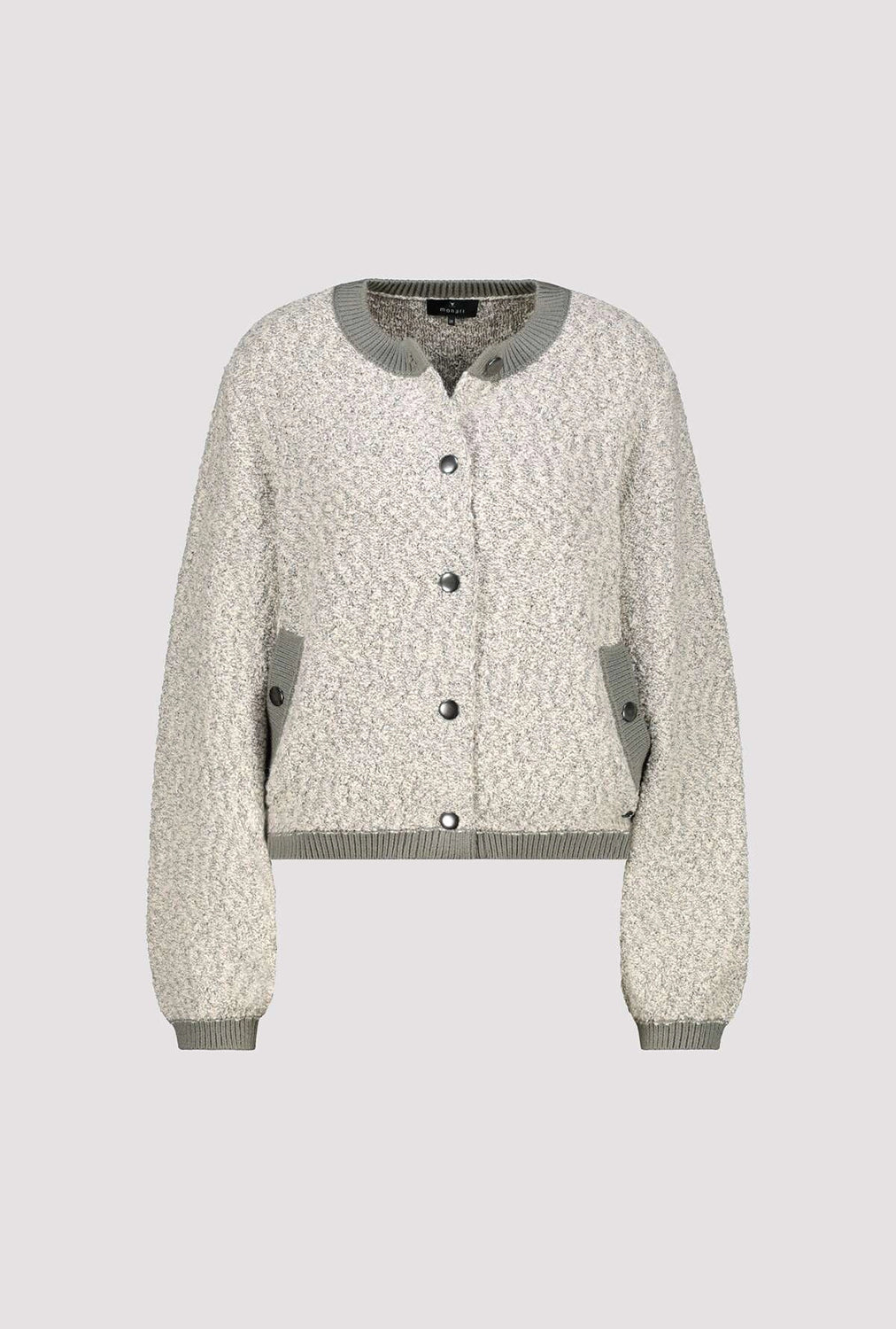 MONARI | LUREX TWEED JACKET - SAGE 809593