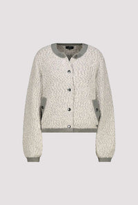 MONARI | LUREX TWEED JACKET - SAGE 809593