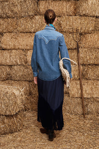 ALÉMAIS | JESSE DENIM APPLIQUE SHIRT