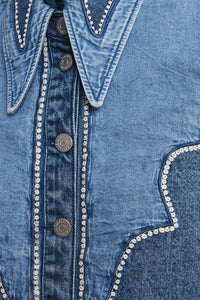 ALÉMAIS | JESSE DENIM APPLIQUE SHIRT