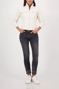 MONARI | CARDIGAN WITH FLAP POCKETS - ALMOND 809617