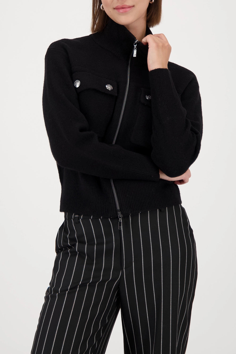 MONARI | CARDIGAN JACKET - BLACK 809617