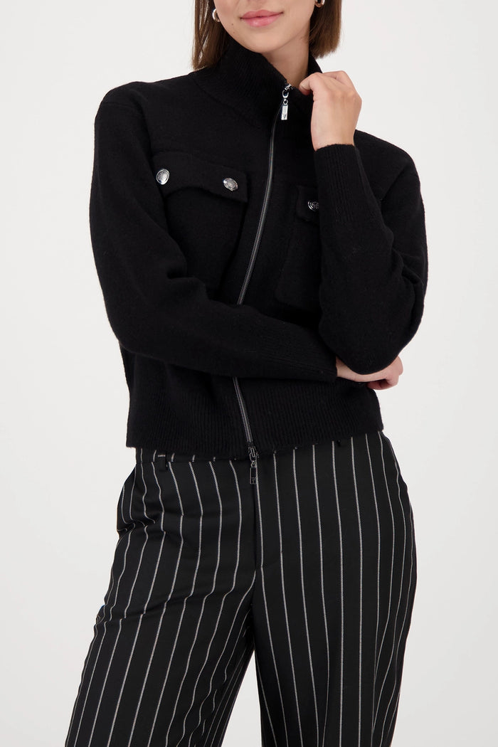 MONARI | CARDIGAN JACKET - BLACK 809617