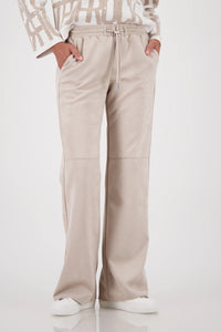 MONARI | VELOUR PANTS 63CM - LATTE MACCHIATO 809632