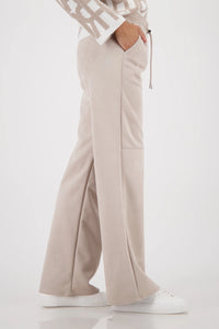 MONARI | VELOUR PANTS 63CM - LATTE MACCHIATO 809632