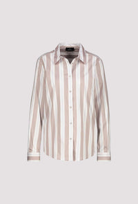 MONARI | STRIPED BLOUSE - LATTEMACCHIATO 809634