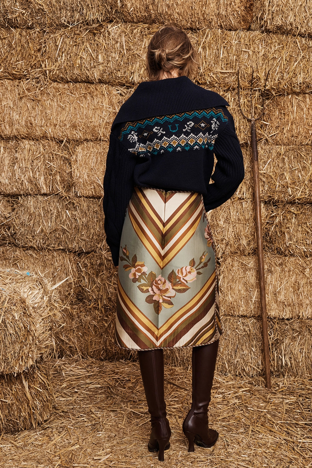 ALÉMAIS | LA ROSA JACQUARD SKIRT