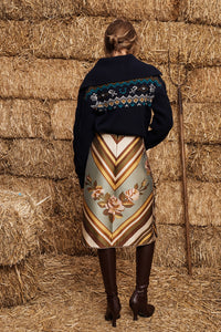 ALÉMAIS | LA ROSA JACQUARD SKIRT